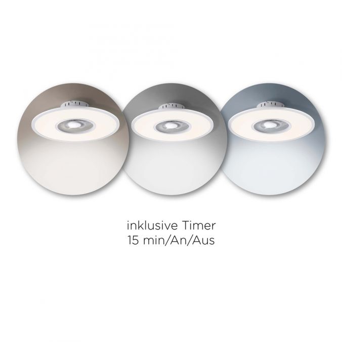 Paul Neuhaus LED Deckenventilator mit Licht , modern, weiß, verdeckte Flügel Saisonale Angebote