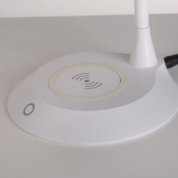 Paul Neuhaus LED Tischleuchte weiß Handy Ladefunktion Touchdimmer flexibel drehbar Letzte 3 Tage