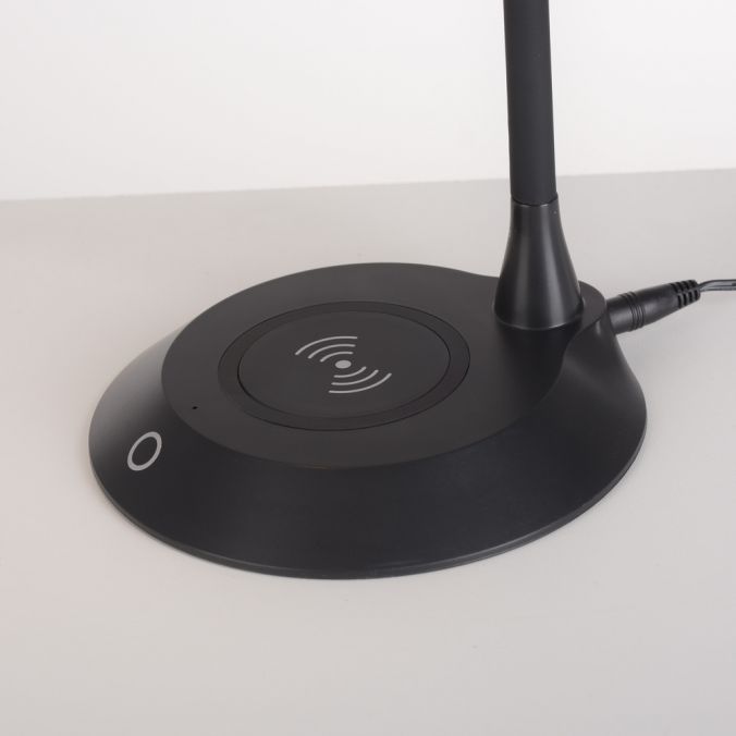 Paul Neuhaus LED Tischleuchte schwarz Handy Ladefunktion Touchdimmer verstellbar Neueste Stile