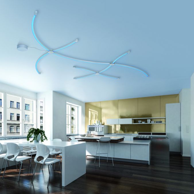 Paul Neuhaus Paul Neuhaus, Q-SPIDER gebogenes Lichtprofil, Smart Home, dimmbar Riesige Rabatte