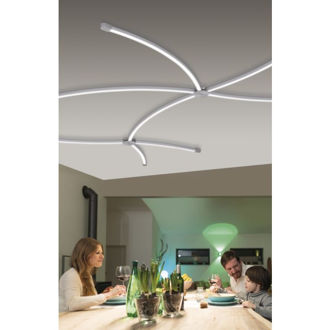 Paul Neuhaus Paul Neuhaus, Q-SPIDER gebogenes Lichtprofil, Smart Home, dimmbar Riesige Rabatte