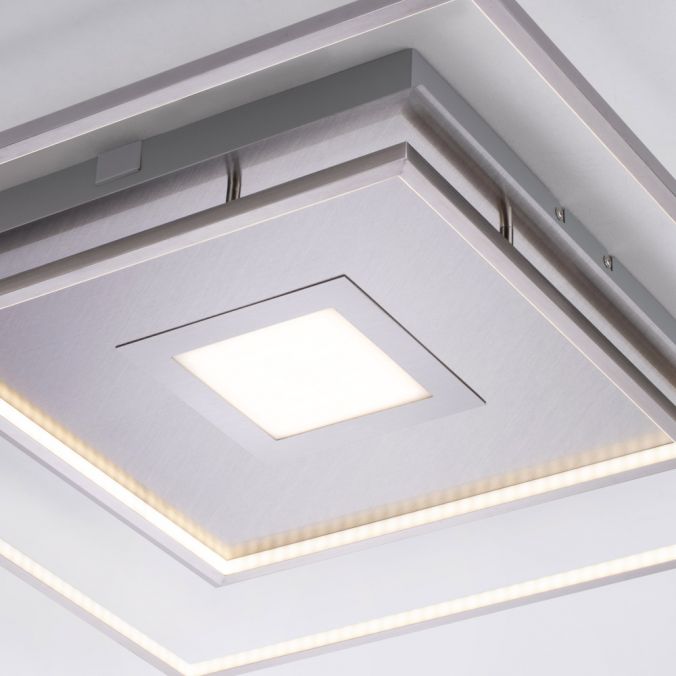 Paul Neuhaus Paul Neuhaus, Q-AMIRA, LED-Deckenleuchte, stahlfarben, dimmbar, Smart Home fähig Black Friday Preise