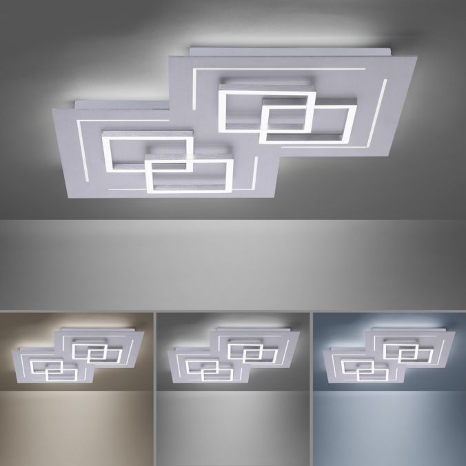 Paul Neuhaus Paul Neuhaus, Q-LINEA, LED-Deckenleuchte, aluminium, dimmbar, CCT, Smart Home 2025