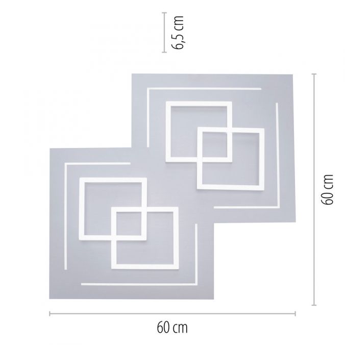 Paul Neuhaus Paul Neuhaus, Q-LINEA, LED-Deckenleuchte, aluminium, dimmbar, CCT, Smart Home 2025