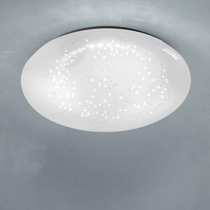 Paul Neuhaus LED-Deckenleuchte, weiß, rund, Sternenoptik, warmweiß Verkauf
