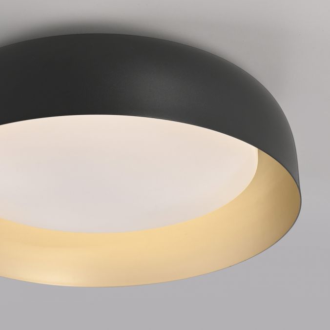 Paul Neuhaus LED Deckenleuchte D=40 schwarz dimmbar per Fernbedienung CCT Günstiger Verkauf