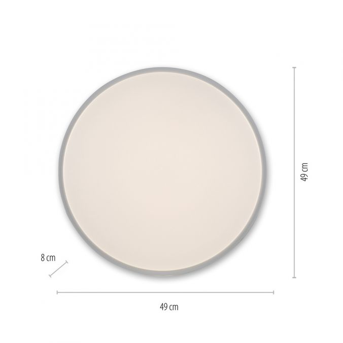 Paul Neuhaus LED Deckenleuchte, weiß, warmweiß, dimmbar, 3000 K, rund Meist gekauft