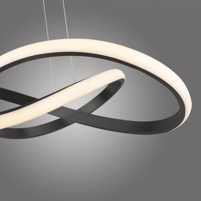 Paul Neuhaus LED-Pendelleuchte, schwarz, dimmbar, höhenverstellbar, IP20 Fabrikpreis