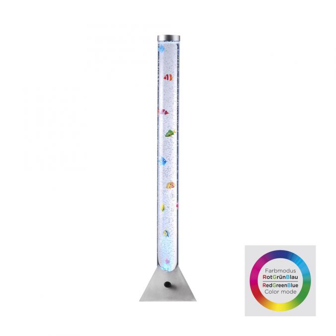 Paul Neuhaus LED-Wassersäule, RGB, Farbwechsel, bunte Fische, modern
