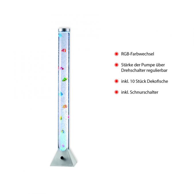 Paul Neuhaus LED-Wassersäule, RGB, Farbwechsel, bunte Fische, modern Sonderangebot