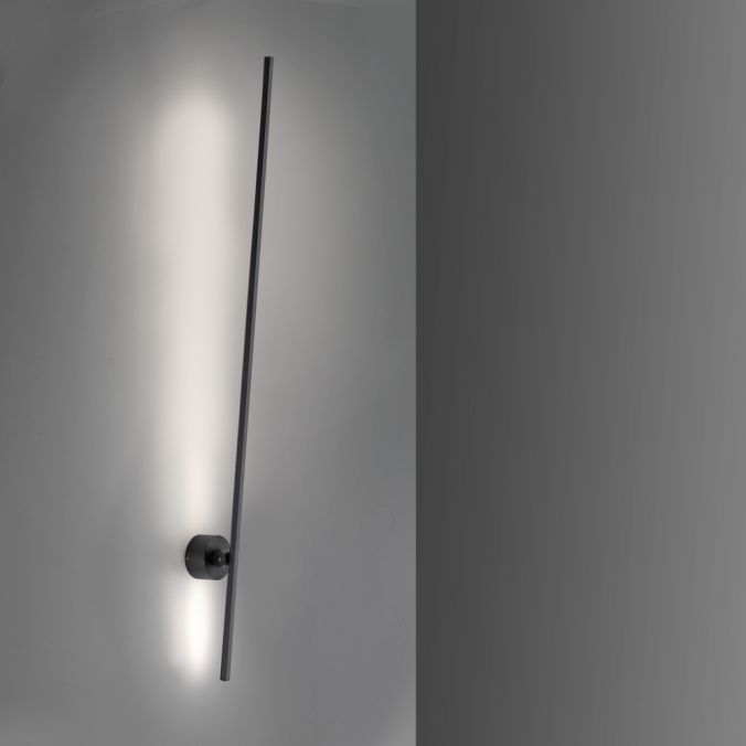 Paul Neuhaus Paul Neuhaus PURE GRAFO LED Wandleuchte schwarz schmal schwenkbar 110cm Flash Sale