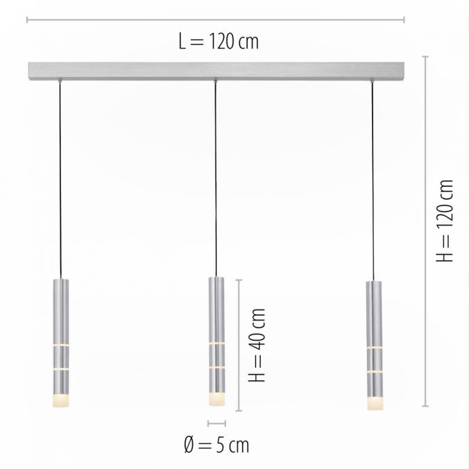 Paul Neuhaus Paul Neuhaus PURE VEGA LED Pendelleuchte aluminium 1 flammig mit Lichtmodi Begrenztes Angebot