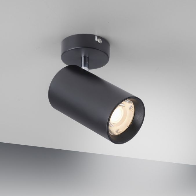 Paul Neuhaus Paul Neuhaus PURE LED Deckenleuchte und Wandlampe mattschwarz 1flammig Black Friday