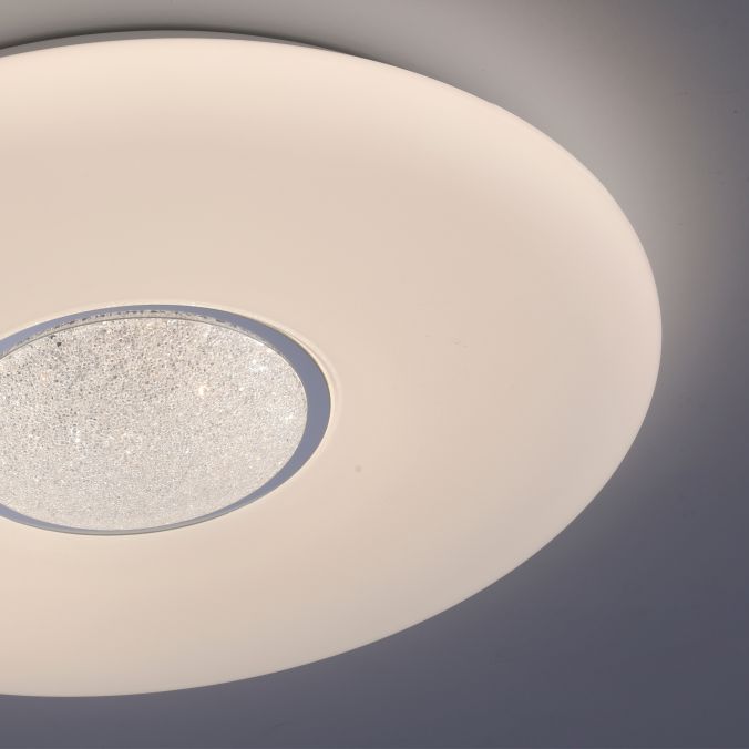 Paul Neuhaus LED-Deckenleuchte, rund, dimmbar, chrom, Farbtemperatursteuerung, modern Exklusive Angebote
