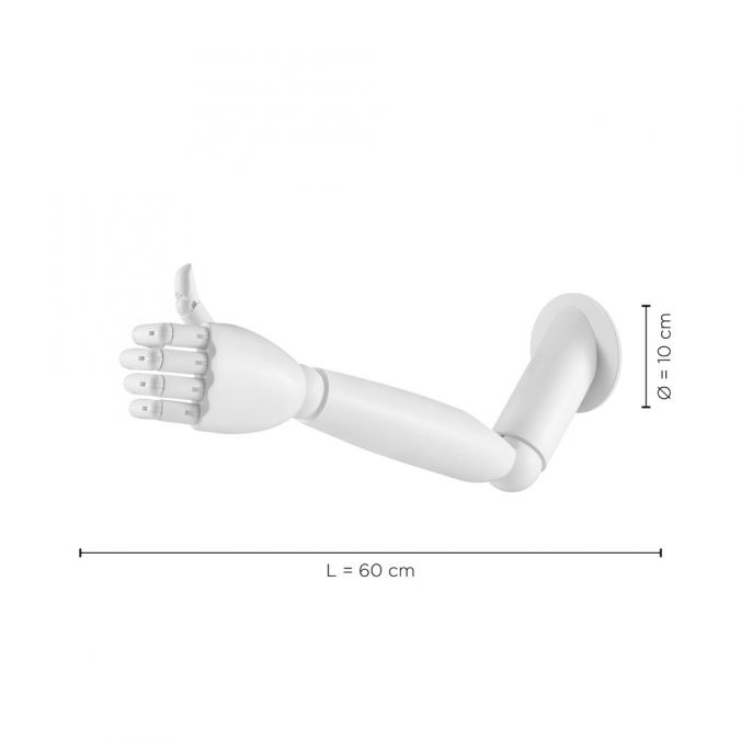 Paul Neuhaus Arm-Lampe, Wand-Halterung, Holz, weiß Neuheiten