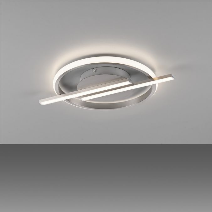 Paul Neuhaus LED Deckenleuchte silber Simply Dimm Technik Memoryfunktion Räumungsverkauf