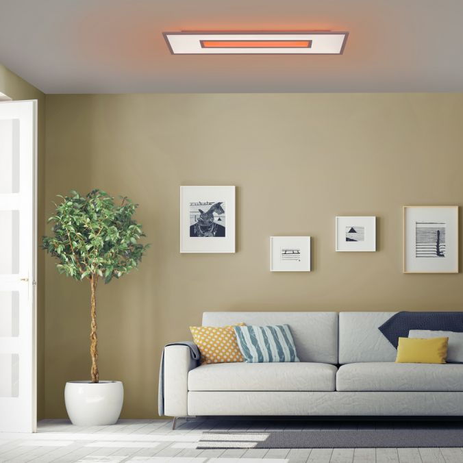 Paul Neuhaus LED Panel, 100x30 cm, Design Cut Outs, Backlight, RGB+W VIP-Rabatte