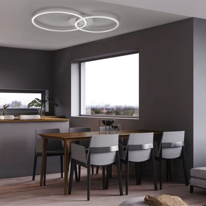 Paul Neuhaus LED Deckenleuchte, ringförmig, warmweiß, dimmbar, 2 flammig, filigran Begrenzte Freigabe