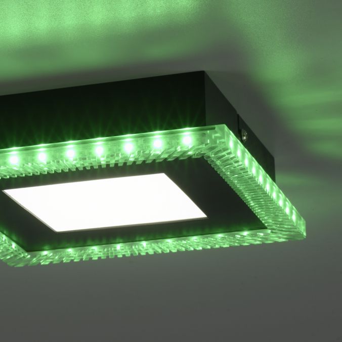 Paul Neuhaus LED Deckenleuchte schwarz RGB Farbmodus CCT dimmbar steuerbar Neueste Stile