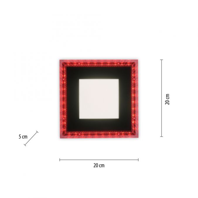 Paul Neuhaus LED Deckenleuchte schwarz RGB Farbmodus CCT dimmbar steuerbar Neueste Stile