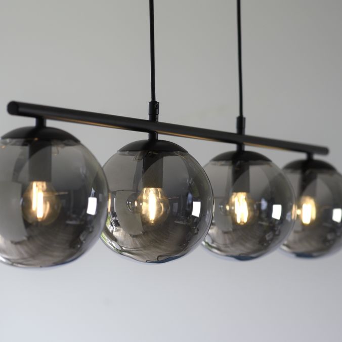 Paul Neuhaus LED Deckenleuchte, schwarz, schlicht, zeitlos, 4 flammige Deckenlampe Nur für heute