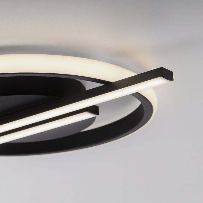 Paul Neuhaus LED Deckenleuchte schwarz modernes Design SimplyDim Memoryfunktion Nur noch ein Tag übrig