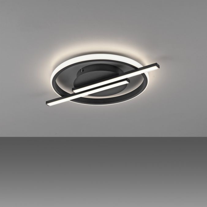 Paul Neuhaus LED Deckenleuchte schwarz modernes Design SimplyDim Memoryfunktion Nur noch ein Tag übrig