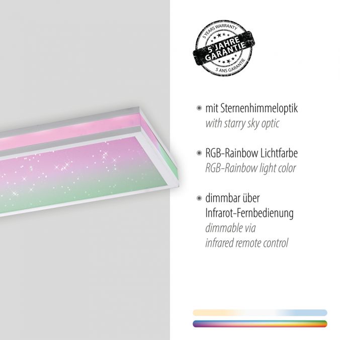 Paul Neuhaus LED-Deckenleuchte, Farbwechsel, Fernbedienung, dimmbar 50% Rabatt mit kostenlosem Versand