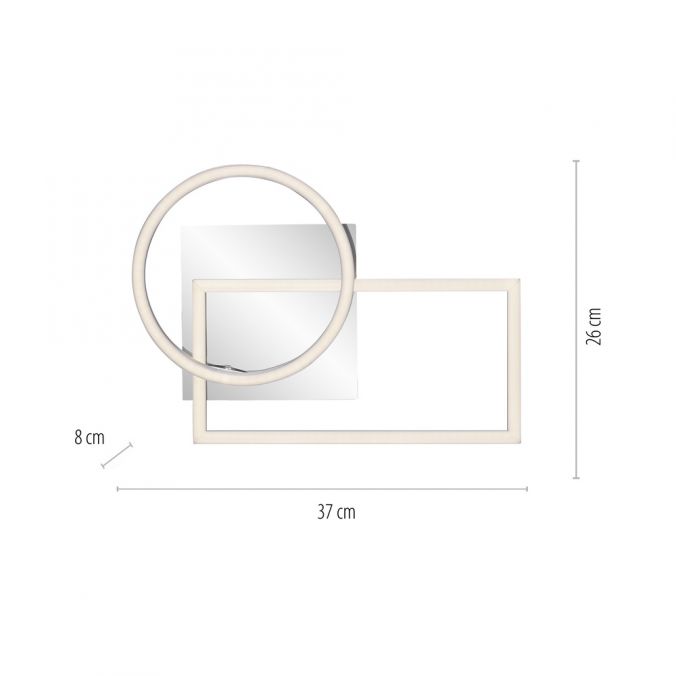 Paul Neuhaus LED Deckenleuchte, stahlfarben, warmweiß, drehbar, 2xLED Im Verkauf