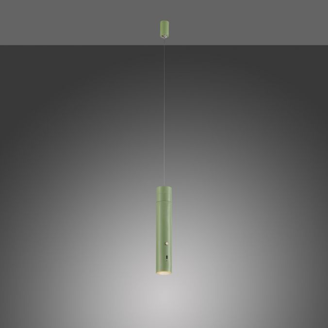Paul Neuhaus LED Pendelleuchte grün höhenverstellbar magnetischer Kopf Akku im Angebot