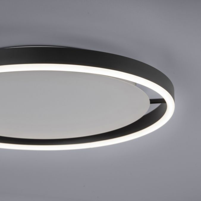 Paul Neuhaus LED Deckenleuchte anthrazit rund Ø40cm dimmbar Switchmo warmweiß Fabrik Onlineshop