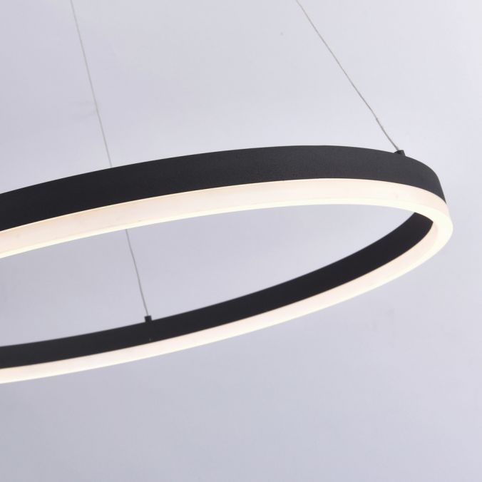 Paul Neuhaus LED Pendelleuchte, rund, anthrazit, Ø 80cm, dimmbar, modern, warmweiß Günstig kaufen