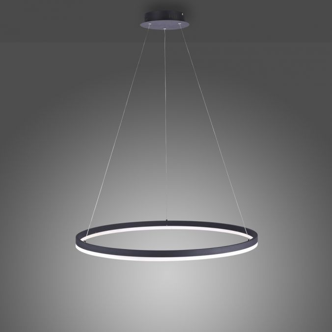 Paul Neuhaus LED Pendelleuchte, rund, anthrazit, Ø 80cm, dimmbar, modern, warmweiß Günstig kaufen