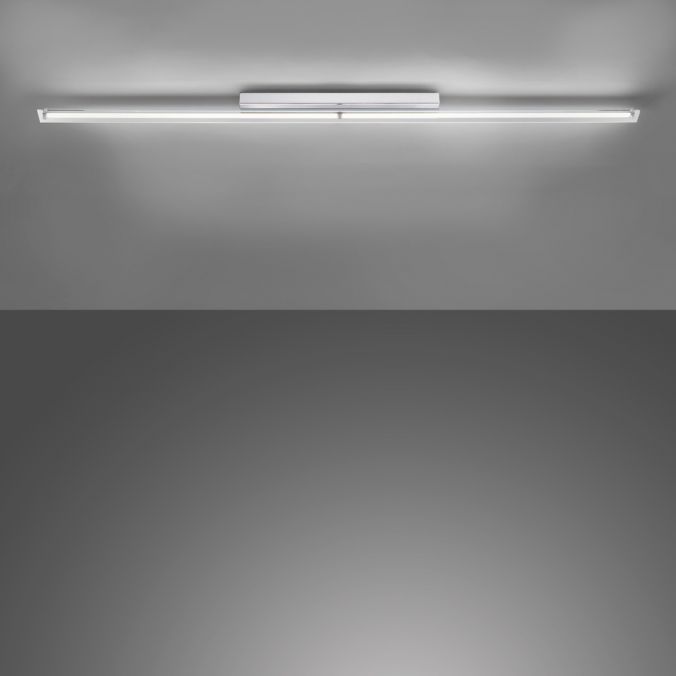 Paul Neuhaus LED-Wandleuchte, chrom, warmweiße Lichtfarbe, spritzwassergeschützt, modern Black Friday