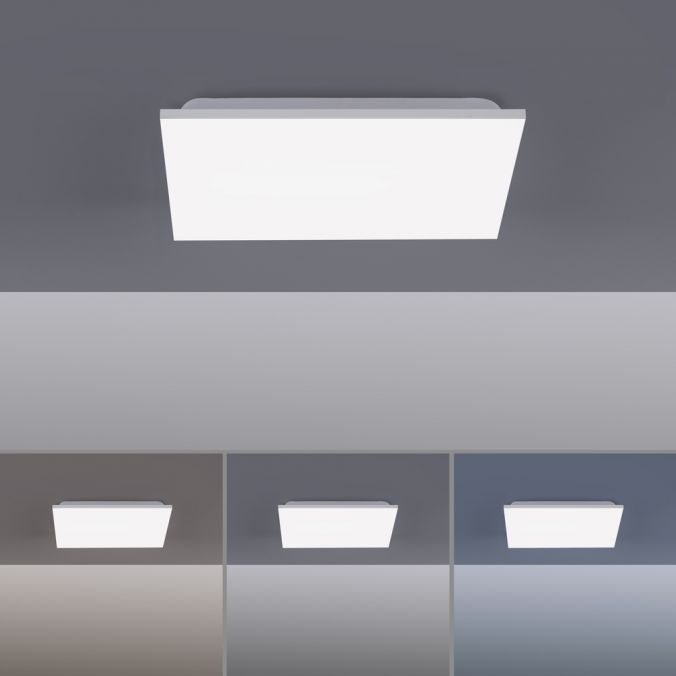 Paul Neuhaus LED Panel weiß, 45x45, dimmbar, Farbtemperatursteuerung, rahmenlos Muttertagsangebot