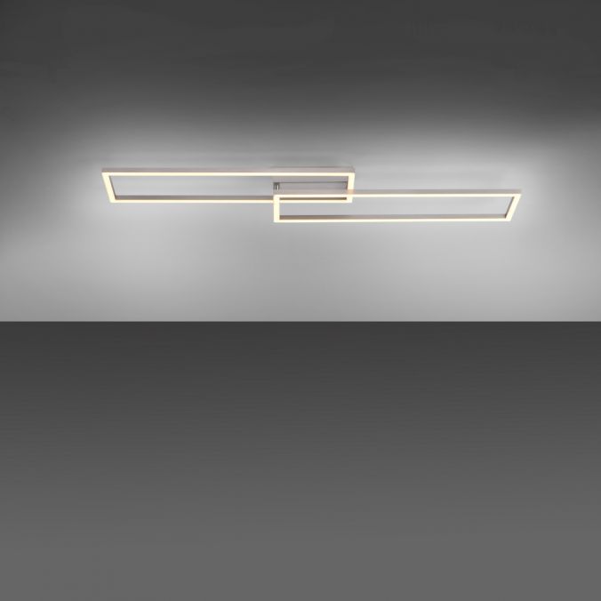 Paul Neuhaus LED Deckenleuchte, stahlfarben, dimmbar, drehbar, warmweiß Heißer Verkauf