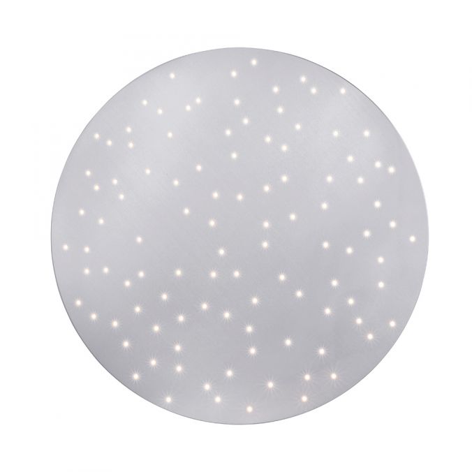 Paul Neuhaus LED Deckenleuchte, rund, stahlfarben, CCT, dimmbar, Ø 48cm, Fernbedienung Neuheiten