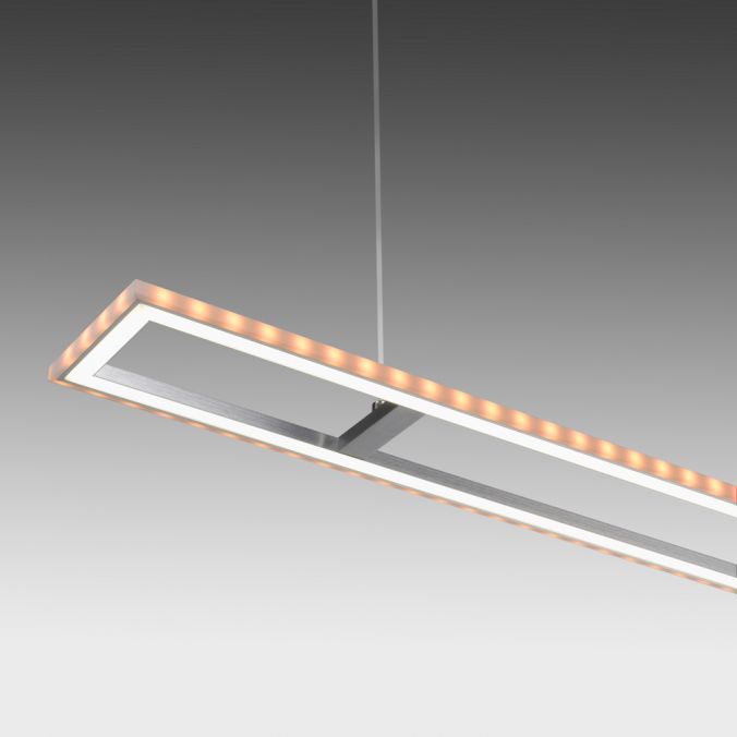 Paul Neuhaus LED Pendelleuchte silberfarbig dimmbar Rainbow RGB Memorfunktion Esszimmer VIP-Rabatte