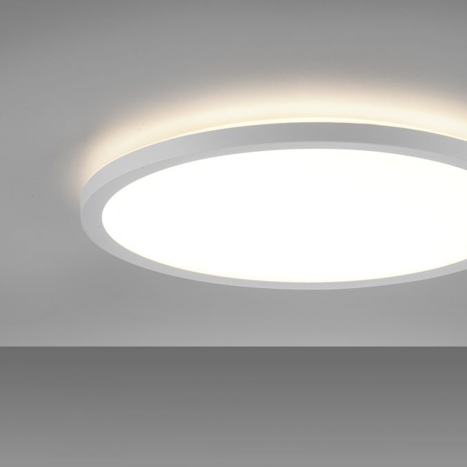 Paul Neuhaus LED Panel rund, flache Deckenleuchte, Backlight, Deckenlampe, Letzter Tag