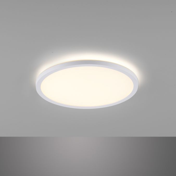 Paul Neuhaus LED Panel rund, flache Deckenleuchte, Backlight, Deckenlampe, Letzter Tag