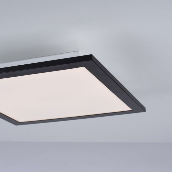 Paul Neuhaus LED-Deckenleuchte, schwarz, eckig, flach, Innenleuchte Bis zu 65% Rabatt