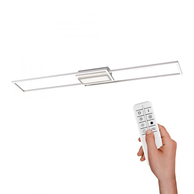 Paul Neuhaus LED Deckenleuchte, stahl, modern, CCT Farbmanagement, dimmbar