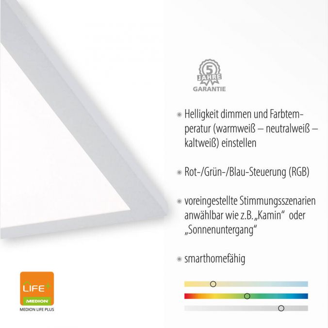 Paul Neuhaus LED-Panel, Deckenleuchte, 30x30cm, dimmbar, Smart Home, Riesige Rabatte