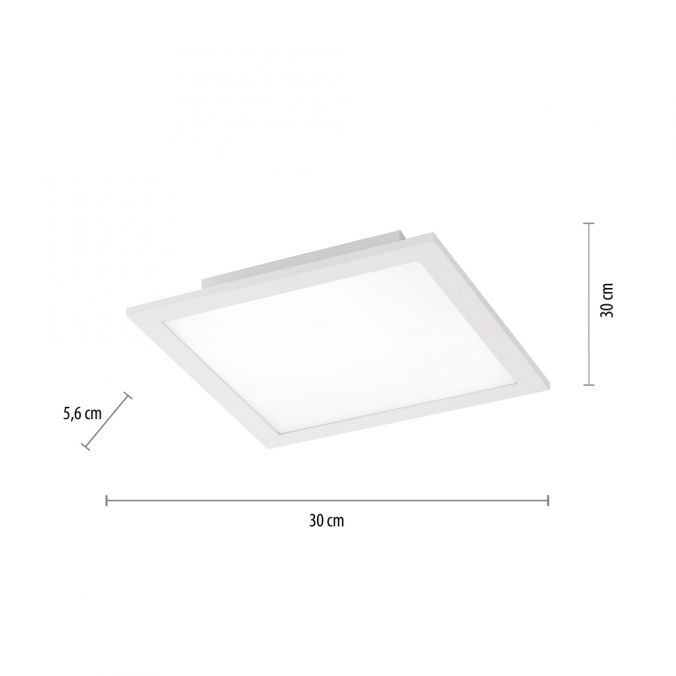 Paul Neuhaus LED-Panel, Deckenleuchte, 30x30cm, dimmbar, Smart Home, Riesige Rabatte