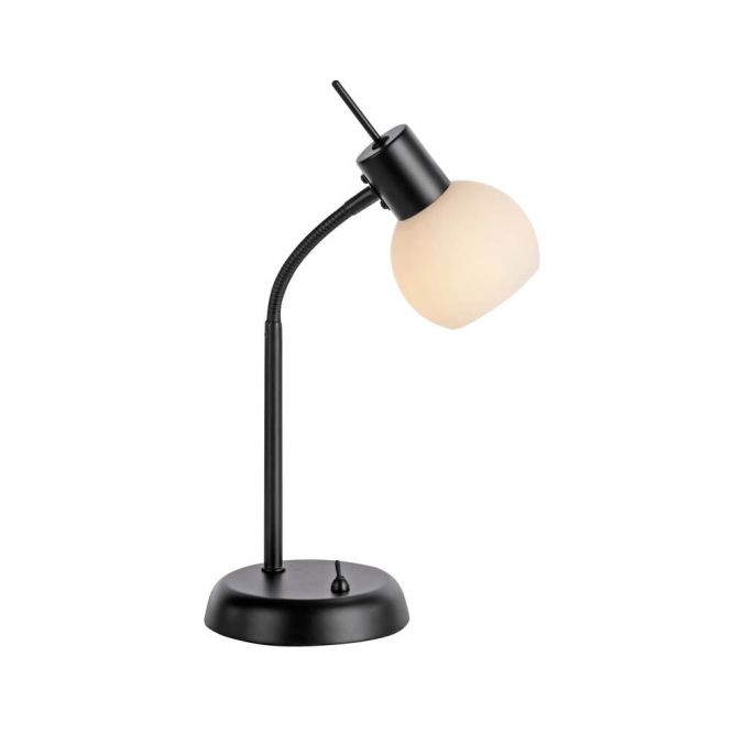 Paul Neuhaus LED Tischleuchte schwarz Schalter flexibel verstellbar Beistelllampe