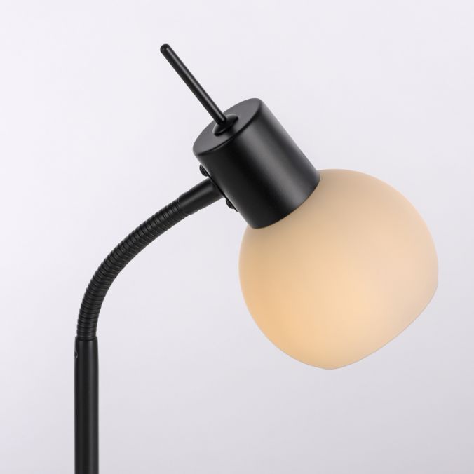 Paul Neuhaus LED Tischleuchte schwarz Schalter flexibel verstellbar Beistelllampe Fabrikladen