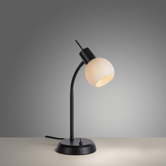 Paul Neuhaus LED Tischleuchte schwarz Schalter flexibel verstellbar Beistelllampe Fabrikladen