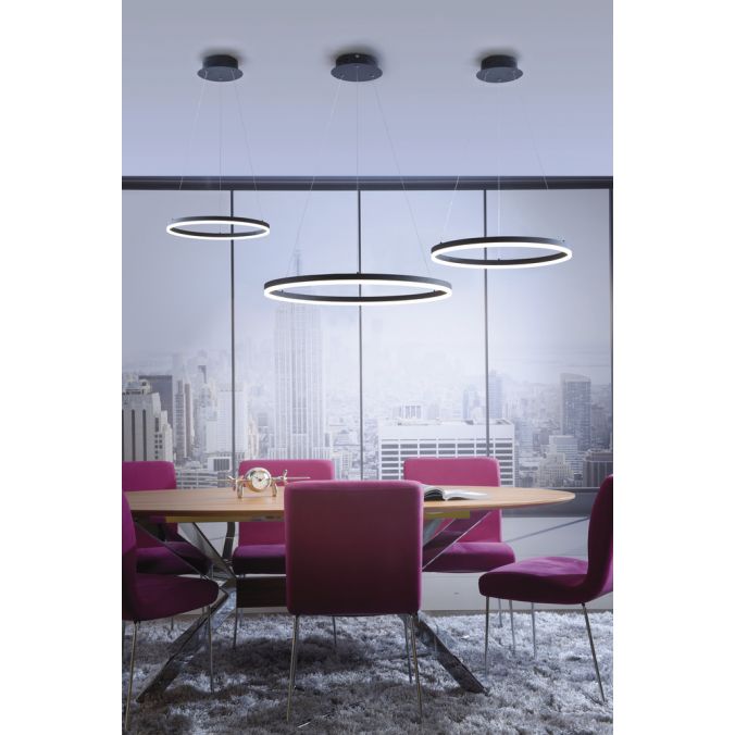 Paul Neuhaus LED Pendelleuchte, anthrazit, runde Form, dimmbar, Memory Funktion, modern Verkauf