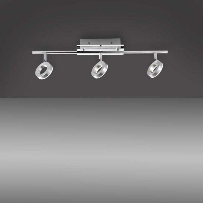Paul Neuhaus LED-Deckenstrahler, Aluminium, 3 Leuchtköpfe, warmweiße Lichtfarbe, modern Hotsell