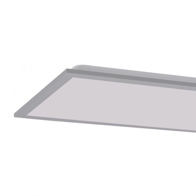 Paul Neuhaus LED-Panel, Rahmen silberfarbig, 120x30cm, platzsparend, dimmbar Rabatt